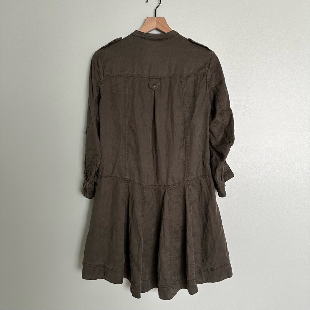 Anthropologie Holding Horses High Low Button Down Swing Dress - Picture 8 of 8